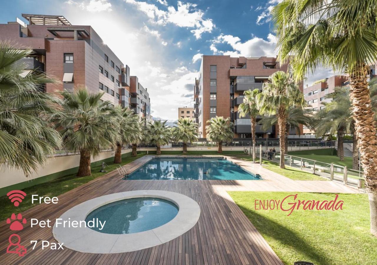 EnjoyGranada Emir 3A - Piscina, Gym&Parking Daire Dış mekan fotoğraf